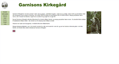 Desktop Screenshot of garnisonskirkegaard.dk
